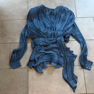 Elegant Blue Women's Dress